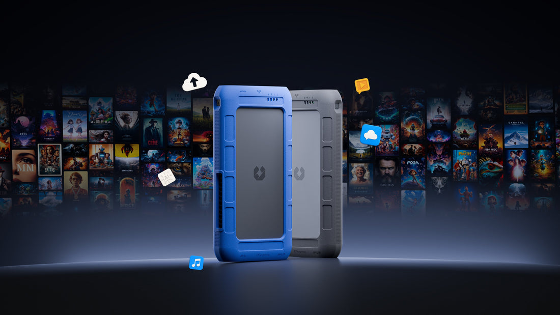 UnifyDrive UT2 portable NAS with media library and backup features, designed for photographers and creators