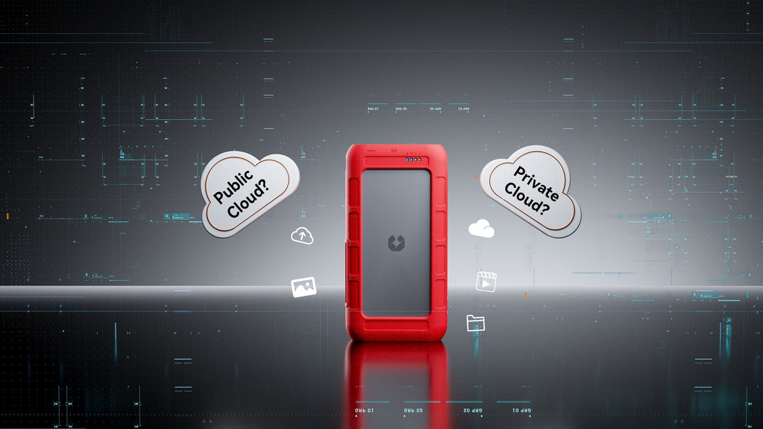 UnifyDrive Portable NAS — Public Cloud vs Private Cloud