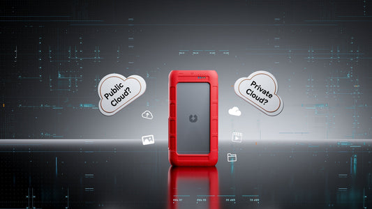 UnifyDrive Portable NAS — Public Cloud vs Private Cloud