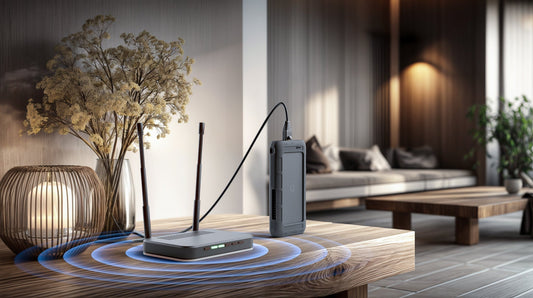 UnifyDrive UT2 connected to a home router for private network access