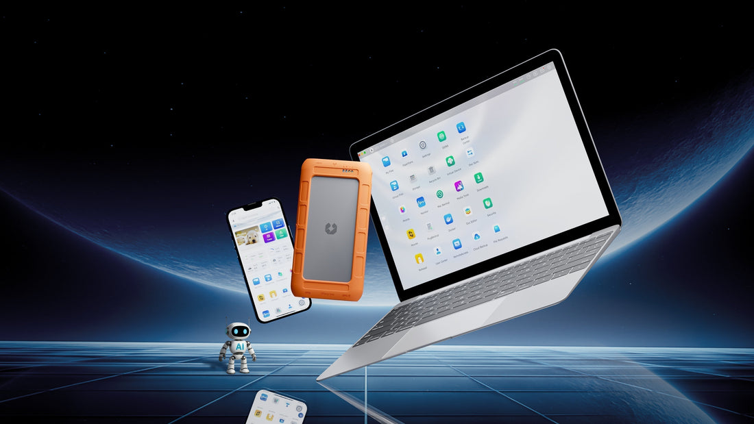 UnifyDrive UT2 supports both desktop and mobile devices, and features AI photo sorting for smarter media organization.
