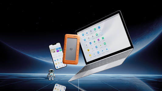 UnifyDrive UT2 supports both desktop and mobile devices, and features AI photo sorting for smarter media organization.