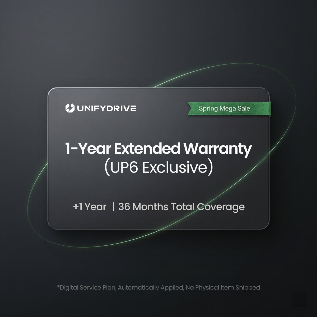 1-Year Extended Warranty (UP6 Exclusive)